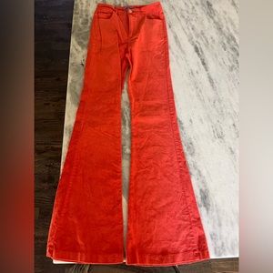 Edikted orange flare pants